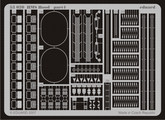 Eduard 53020 HMS Hood 1/350 Trumpeter – immagine 4