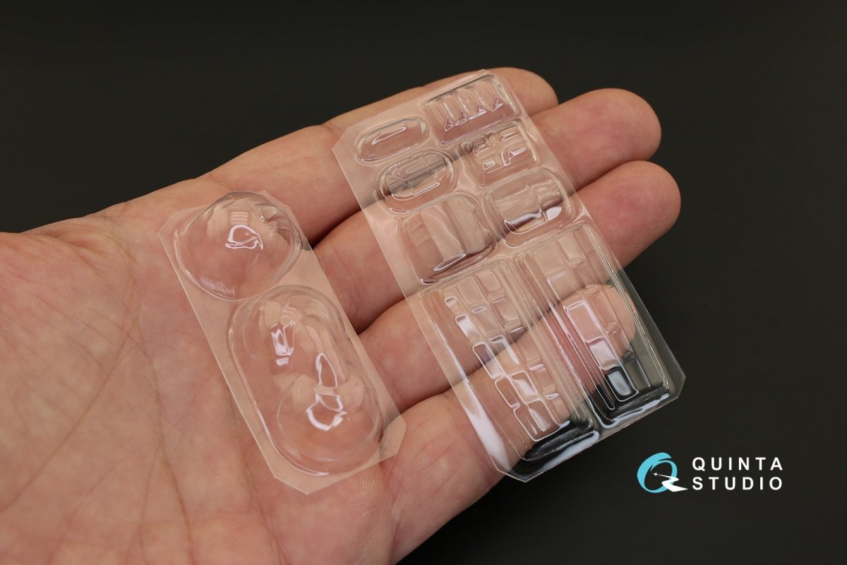 Quinta Studio QC48100 IL-4 vacuformed clear canopy (for Xuntong kit) 1/48 – imagen 3