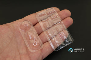Quinta Studio QC48100 IL-4 vacuformed clear canopy (for Xuntong kit) 1/48 – imagen 3
