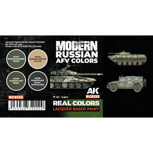 AK Interactive RCS132 Modern Russian AFV Colors 4x17ml – imagen 2