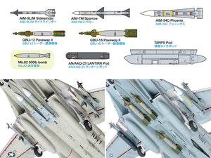 Tamiya 61122 Grumman F-14A Tomcat (Late Model) Carrier Launch Set 1/48 – image 25