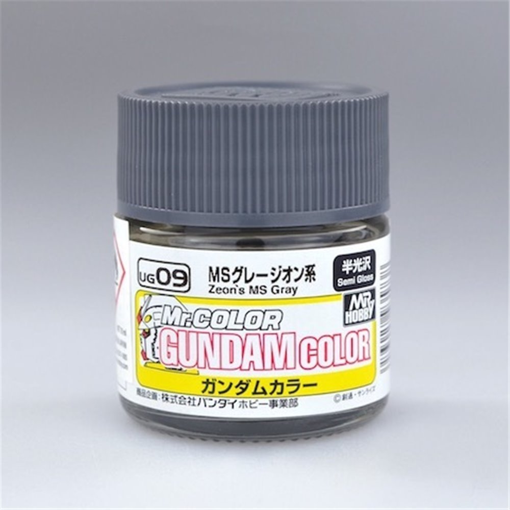 Gunze Sangyo UG-09 Zeon&amp;#39;s MS Gray 10 ml (Semi-Gloss)