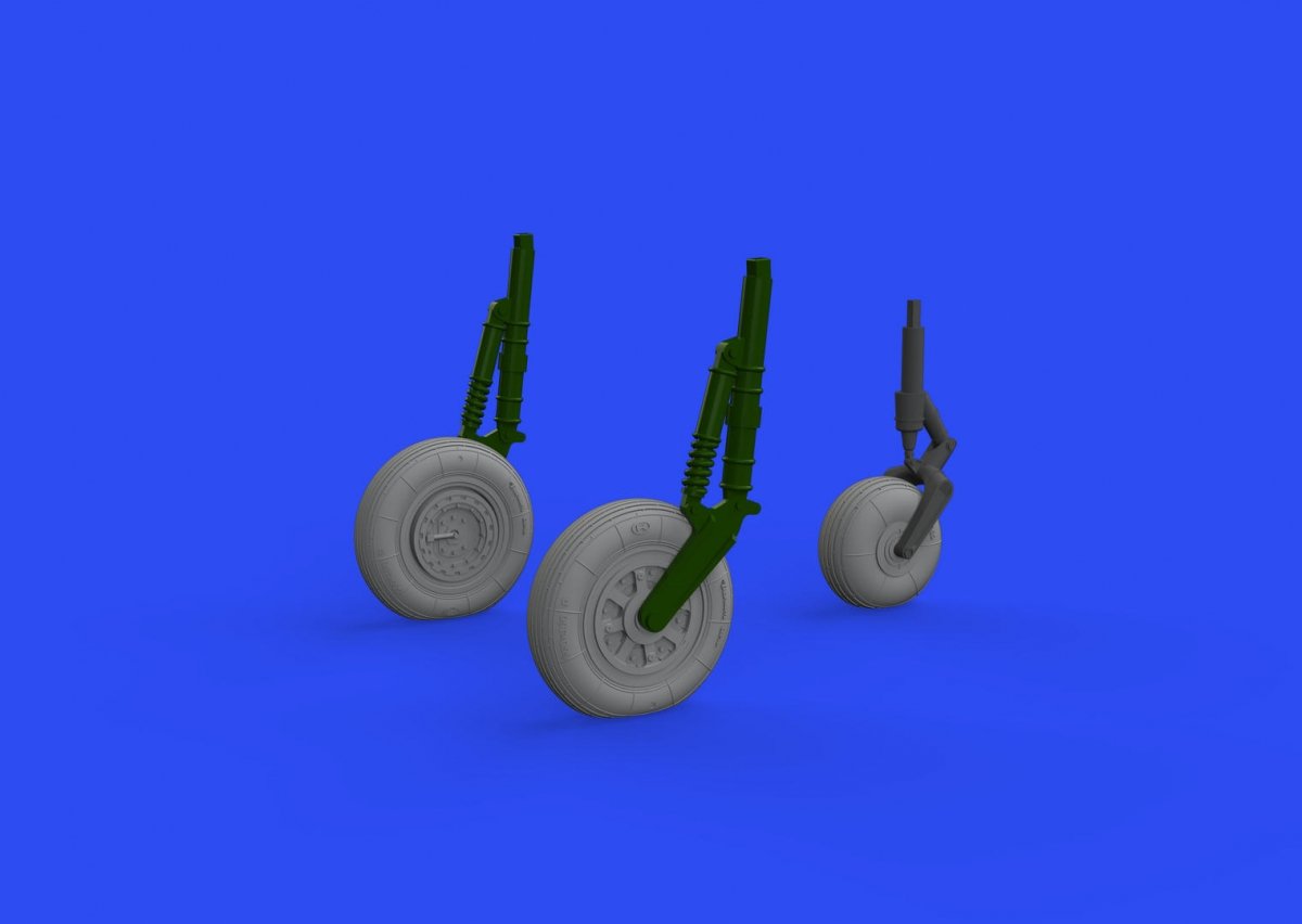 Eduard 648622 MiG-15 wheels BRONCO / HOBBY 2000 1/48 – imagen 3