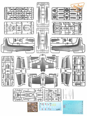 Clear Prop! CP4801 A2D-1 Skyshark ADVANCED KIT 1/48 – Bild 4
