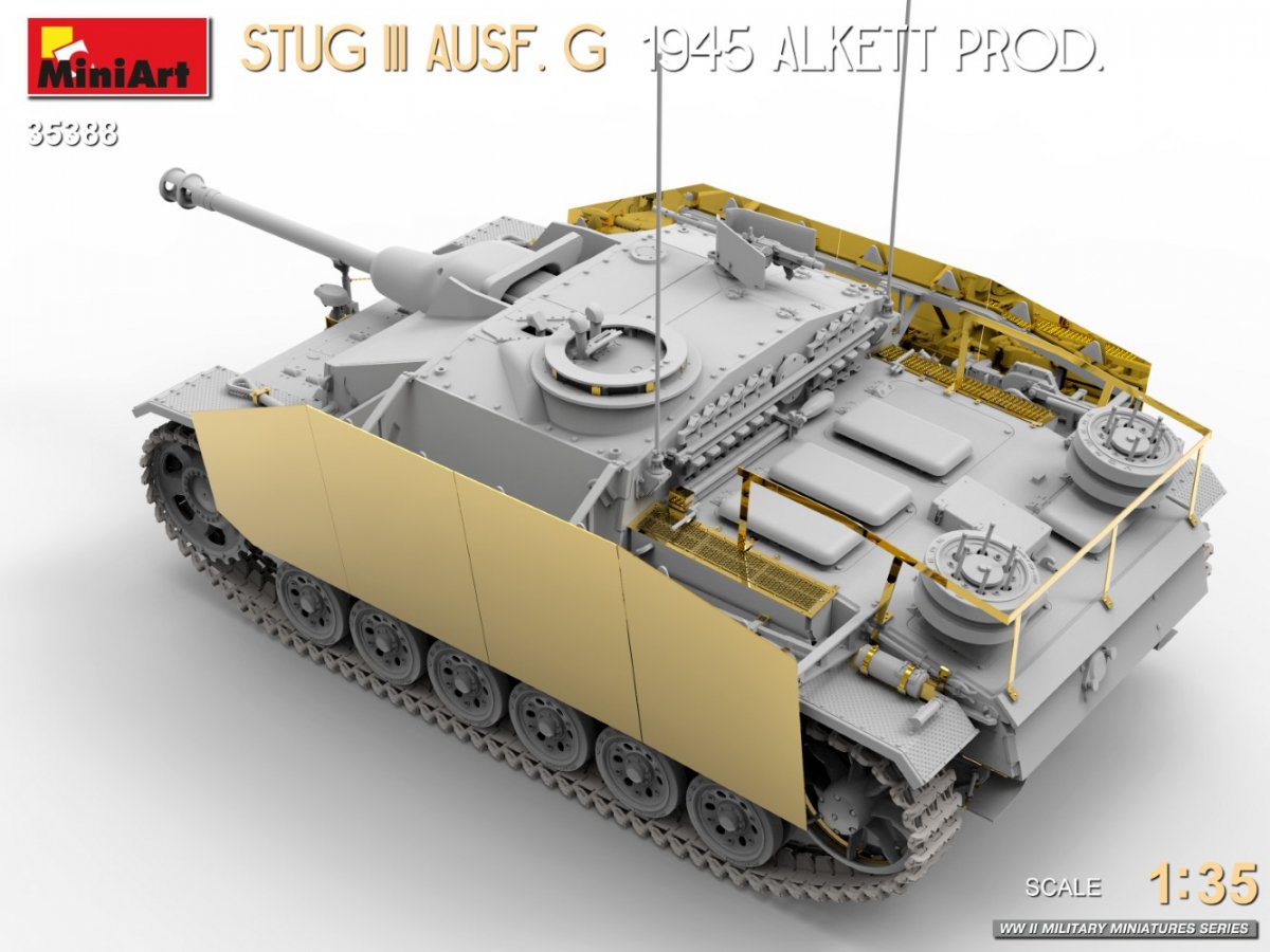 MiniArt 35388 STUG III AUSF. G 1945 ALKETT PROD. 1/35 – zdjęcie 5