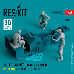 RESKIT RSF48-0032 Pilotes de brouilleur MJ-1 (Vietnam) (MJ-1A, MJ-1B) (scène 1) (3 pièces) (Impression 3D) 1/48  – image 2