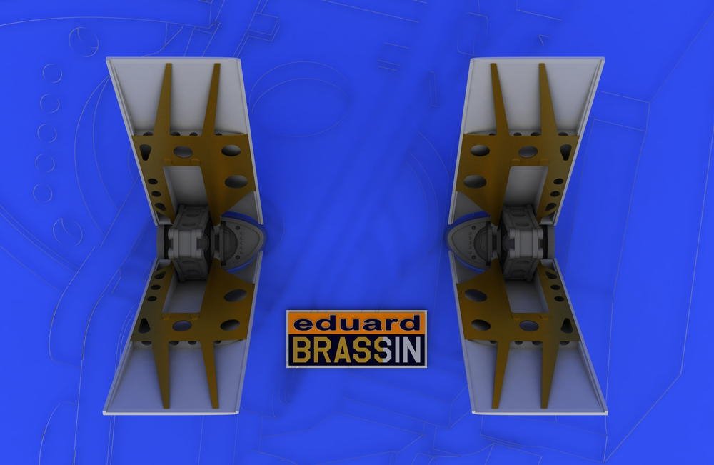Eduard 648039 F-16 air brakes 1/48 (TAMIYA) – Bild 3