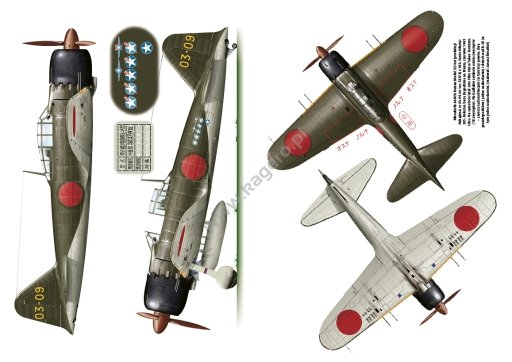 Kagero 3081 Mitsubishi A6M Reisen Zero vol. III PL – immagine 7