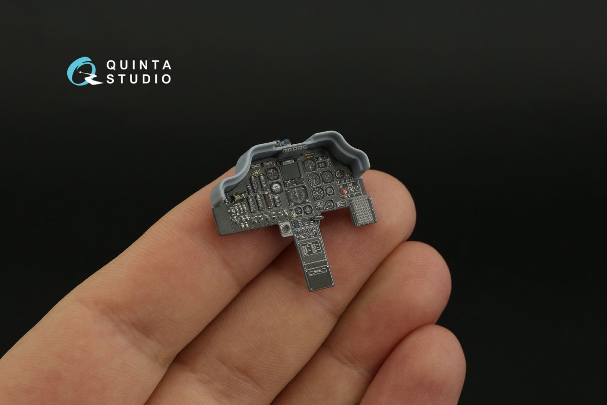 Quinta Studio QDS-35090 AH-64A 3D-Printed &amp;amp; coloured Interior on decal paper (Academy) (Small version) 1/35 – imagen 4