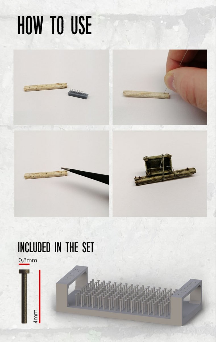 RT-Diorama 35661 Carpenters Nails 1/35 – immagine 2