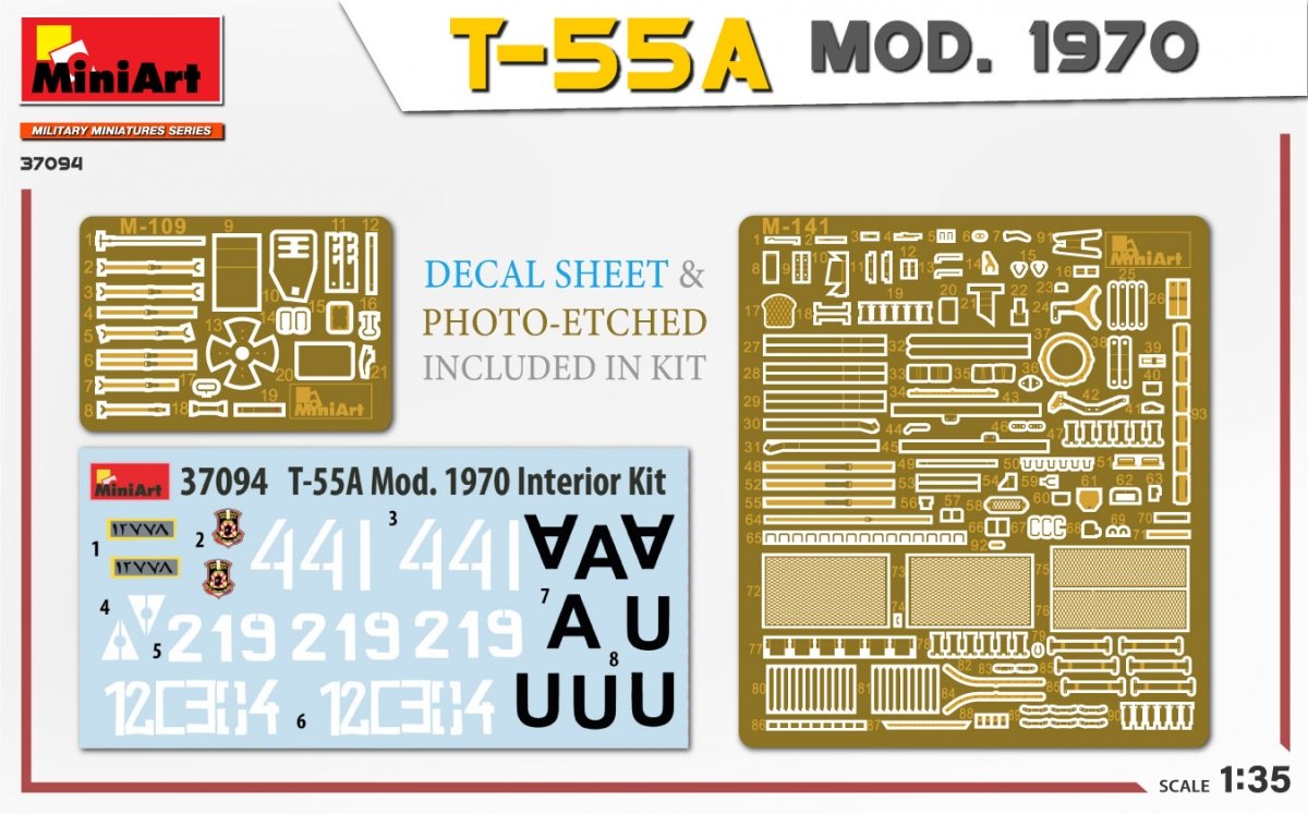 MiniArt 37094 T-55A MOD. 1970 INTERIOR KIT 1/35 – image 7
