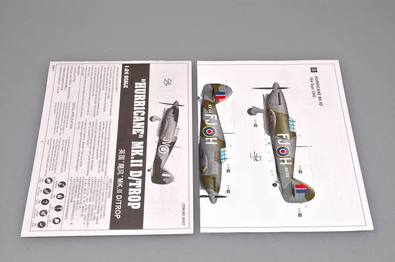 Trumpeter 02417 Hurricane Mk II D/Trop 1/24 – imagen 7