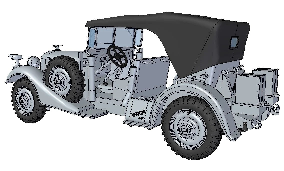 Roden 825 Horch V8 Type 830R 1/35 – zdjęcie 3