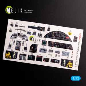 KELIK K72065 Handley Page Victor B Mk2 interior 3D decals for Airfix kit 1/72 – zdjęcie 2
