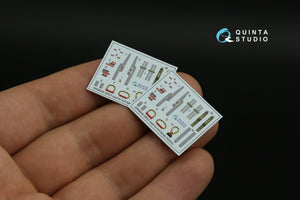 Quinta Studio QD48394 A-6E TRAM 3D-Printed &amp;amp; coloured Interior on decal paper (Kinetic) 1/48 – imagen 8