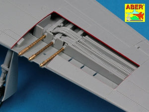 Aber A32108 Set of 6 turned US cal .50 (12,7mm) Browning M2 barrels for P-51 Mustang (1/32) – image 6