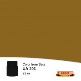 Lifecolor UA203 Grunbraun Gelbbraun RAL 8000 22ml 