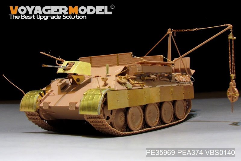 Voyager Model PE35969 WWII German Bergepanther Ausf.A (Early type,Panther A tool holders) Basic For MENG SS-015 1/35 – Bild 3