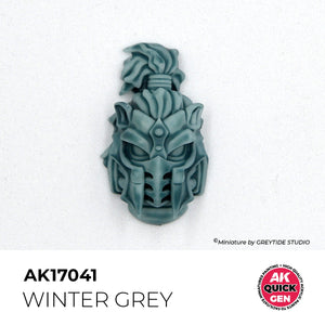 AK Interactive AK17041 WINTER GREY – QUICK GEN COLOR 18ml
