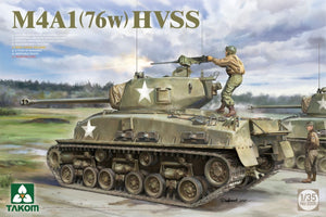 Takom 2205W M4A1(76w)HVSS + M1 Super Sherman + US Army Tank Crewman Sherman Box Limited Edition 1/35 – image 2