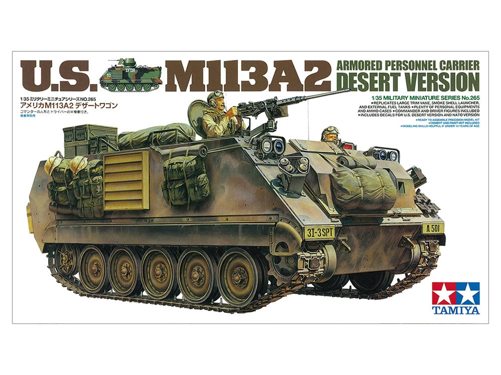 Tamiya 35265 U.S. M113A2 Armored Personnel Carrier Desert Version 1/35 – immagine 2