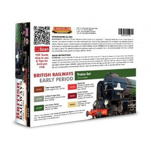 Coffret de peinture acrylique Lifecolor XS10 British Railways, lot de 1 (6 x 22 ml) – image 2