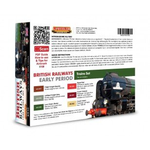 Coffret de peinture acrylique Lifecolor XS10 British Railways, lot de 1 (6 x 22 ml) – image 2