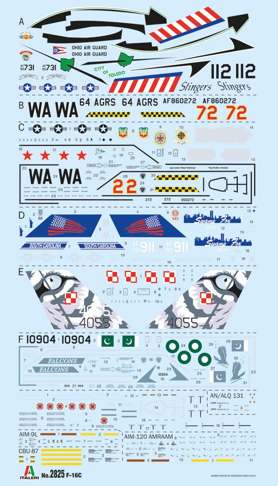 Italeri 2825 F-16C Fighting Falcon 1/48 – Bild 5