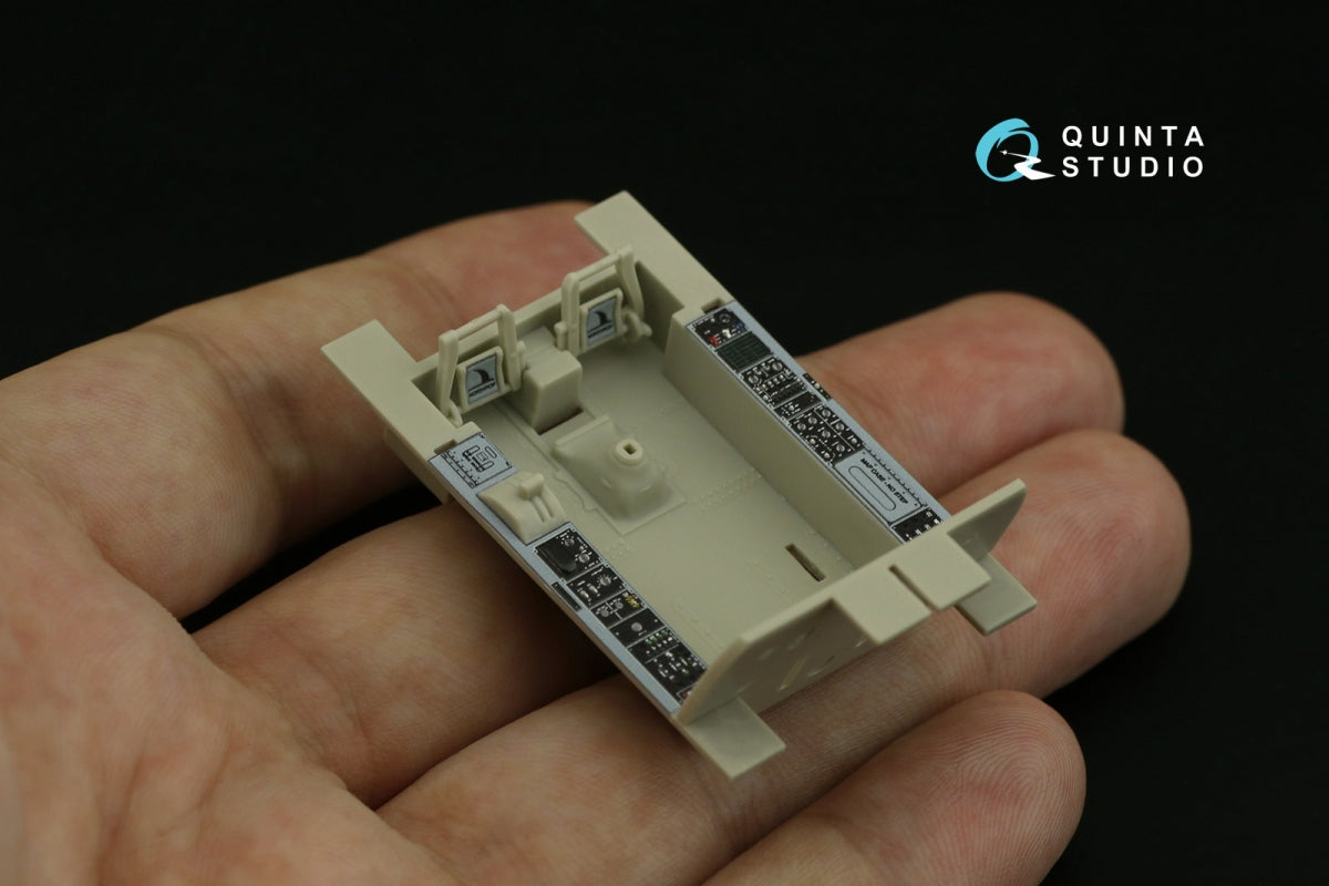 Intérieur coloré imprimé en 3D sur papier décalcomanie pour le kit KittyHawk (QD32086 F-5E-3/RF-5E) au 1/32  – image 6