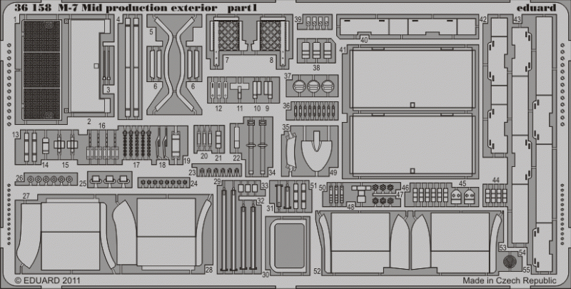 Eduard 36158 M-7 Mid production exterior 1/35 Dragon – Bild 2
