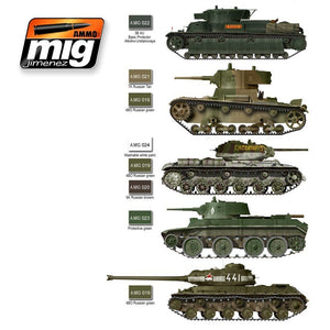 AMMO Mig 7107 1935-1945 SOVIET CAMOUFLAGES SET 6x17ml – Bild 2