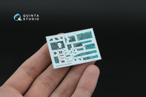Quinta Studio QD+48576 MiG-21SM Fishbed-J 3D-Printed &amp;amp; coloured Interior on decal paper (Eduard) (with 3D-printed resin parts) 1/48 – Bild 3