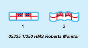 Trumpeter 05335 HMS Roberts Monitor – image 3