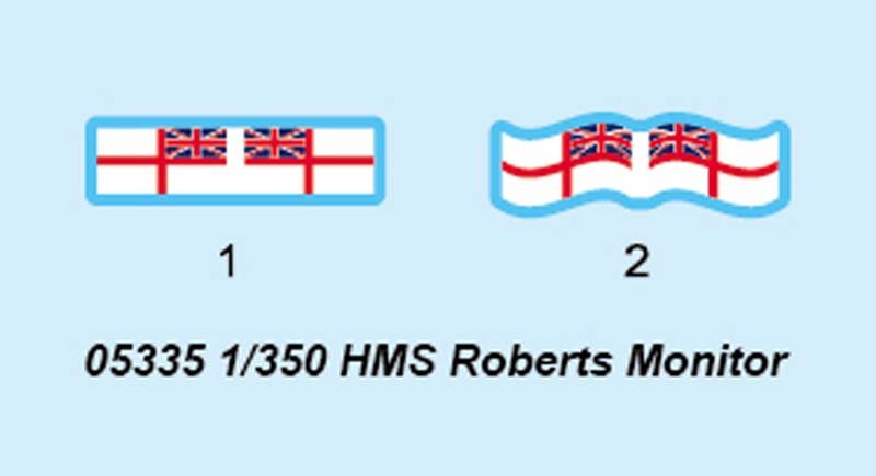Trumpeter 05335 HMS Roberts Monitor – image 3