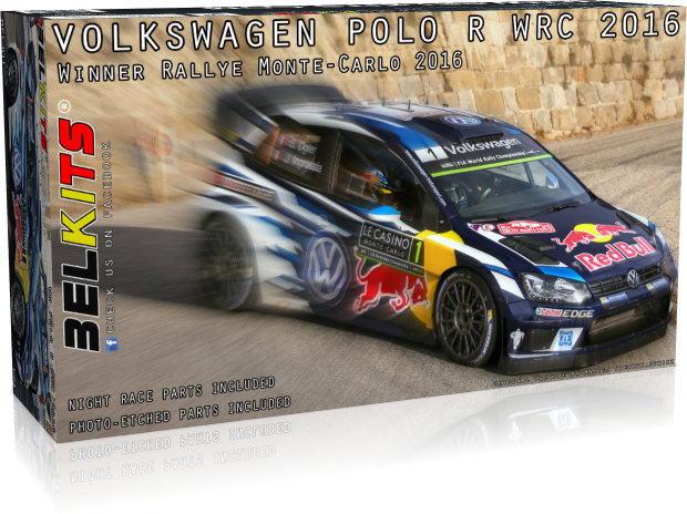BelKits 011 VOLKSWAGEN POLO R WRC 2016 1/24