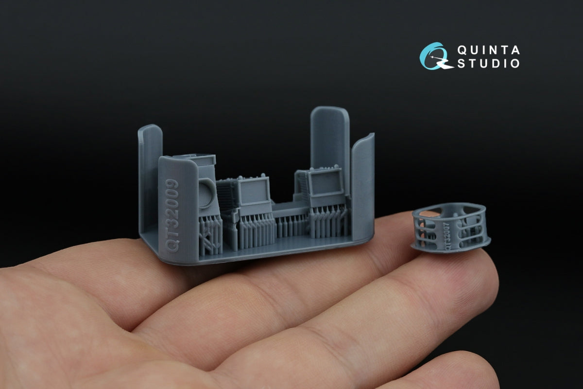 Quinta Studio QD+32229 Tornado IDS German 3D-Printed &amp;amp; coloured Interior on decal paper (Italeri) (with 3D-printed resin parts) 1/32 – immagine 5