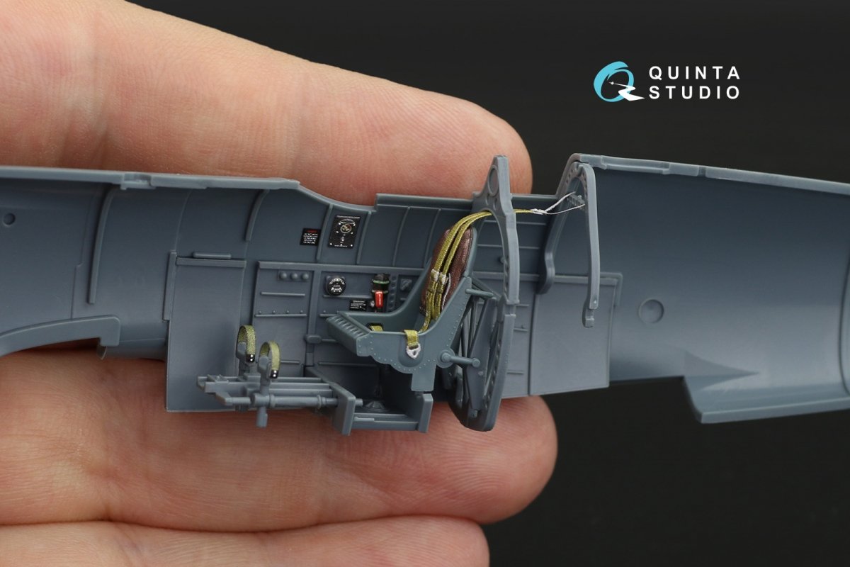 Quinta Studio QD48133 Spitfire Mk.I 3D-Printed &amp;amp; coloured Interior on decal paper (Eduard) 1/48 – zdjęcie 4