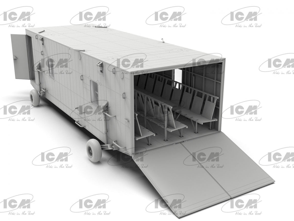 ICM 53201 Universal Military Pod and M8A1 US Landing Mat 1/35 – Bild 3