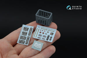 Quinta Studio QD+35139 Land Rover 88 series II family 3D-Printed &amp;amp; colored Interior on decal paper (AK Interactive) (with 3D-printed resin parts) 1/35 – image 2