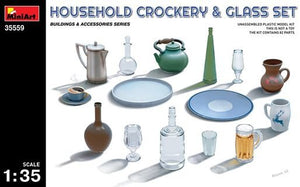Miniart 35559 HOUSEHOLD CROCKERY / GLASS SET 1/35