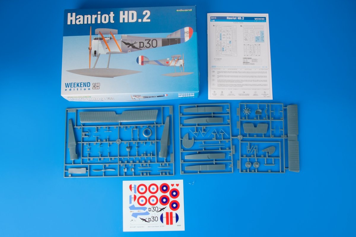 Eduard 8413 French WWI Hanriot HD.2 floatplane Weekend edition 1/48 – Bild 3