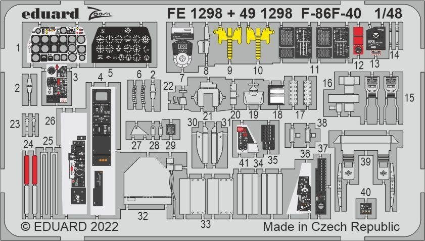 Eduard BIG49350 F-86F-40 AIRFIX 1/48 – zdjęcie 5