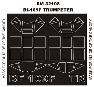 Montex SM32108 Bf-109F TRUMPETER