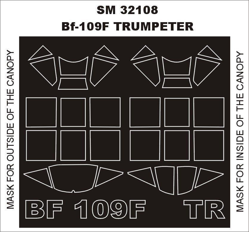 Montex SM32108 Bf-109F TRUMPETER