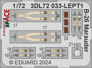 Eduard 3DL72033 B-26 Marauder SPACE EDUARD, HASEGAWA 1/72 – imagen 2