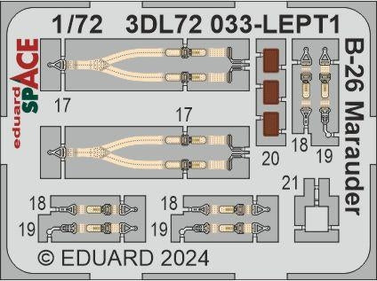 Eduard 3DL72033 B-26 Marauder SPACE EDUARD, HASEGAWA 1/72 – imagen 2