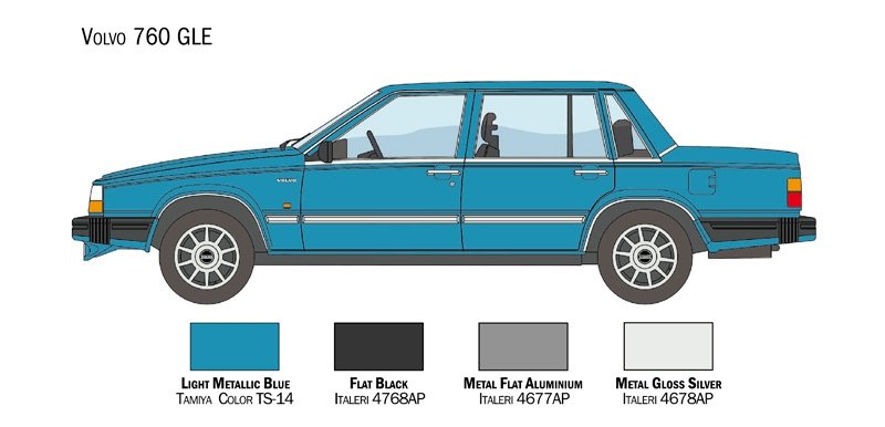 Italeri 3623 Volvo 760 GLE 1/24 – immagine 3
