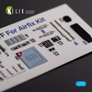 KELIK K72139 Mig-17 Fresco (Shenyang J5) - interior 3D decals for Airfix kit 1/72 – imagen 2
