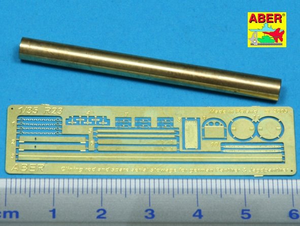 Aber R-23 Cleaning rod and spare aerial stowage for german Panther and Jagdpanther 1/35 – image 2