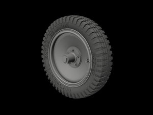 Panzer Art RE35-207 Road wheels for FlaK/Nebelwerfer trailers (gelande pattern) 1/35 – Bild 2